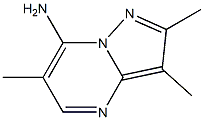 2,3,6-Trimethylpyrazolo[1,5-a]pyrimidin-7-amine Structure