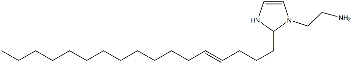 1-(2-Aminoethyl)-2-(4-heptadecenyl)-4-imidazoline,,结构式