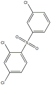 2,4-Dichlorophenyl 3-chlorophenyl sulfone Structure