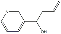 1-(3-Pyridyl)-3-butene-1-ol,,结构式