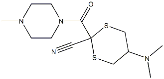 2-[(4-Methylpiperazin-1-yl)carbonyl]-5-(dimethylamino)-1,3-dithiane-2-carbonitrile