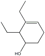 2,3-Diethyl-3-cyclohexen-1-ol Structure