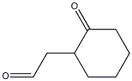 2-Oxocyclohexaneacetaldehyde,,结构式