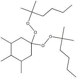 3,4,5-Trimethyl-1,1-bis(1,1-dimethylpentylperoxy)cyclohexane Structure