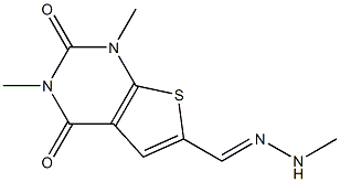  1,3-Dimethyl-6-(2-methylhydrazonomethyl)thieno[2,3-d]pyrimidine-2,4(1H,3H)-dione