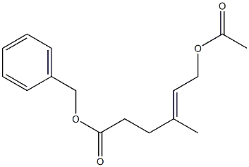  6-Acetoxy-4-methyl-4-hexenoic acid benzyl ester