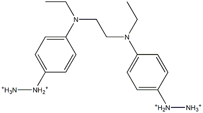 N,N'-Di(4-diazoniophenyl)-N,N'-diethylethylenediamine Structure