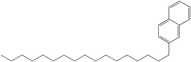 2-Heptadecylnaphthalene,,结构式