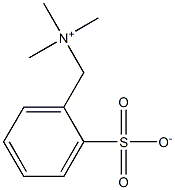 N,N,N-Trimethyl-2-sulfonatobenzenemethanaminium Struktur