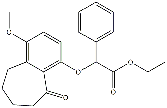 2-[(1-Methoxy-5-oxo-6,7,8,9-tetrahydro-5H-benzocyclohepten)-4-yloxy]-2-phenylacetic acid ethyl ester
