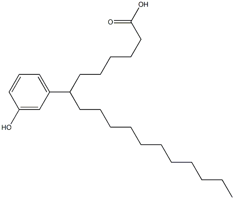 7-(3-Hydroxyphenyl)stearic acid,,结构式