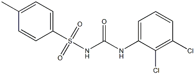 1-(2,3-Dichlorophenyl)-3-(4-methylphenylsulfonyl)urea Structure