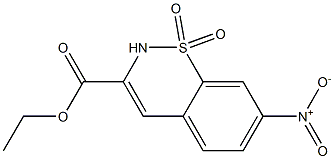 3-(Ethoxycarbonyl)-7-nitro-2H-1,2-benzothiazine 1,1-dioxide