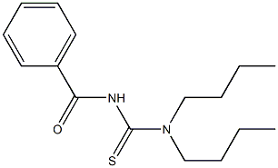 N-[(Dibutylamino)(thiocarbonyl)]benzamide Structure