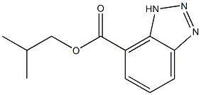 3H-Benzotriazole-4-carboxylic acid (2-methylpropyl) ester,,结构式