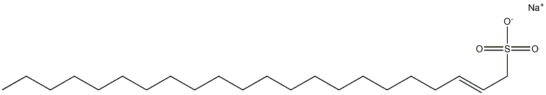 2-Docosene-1-sulfonic acid sodium salt,,结构式