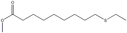 10-Thiadodecanoic acid methyl ester,,结构式