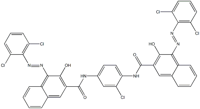 N,N'-(2-Chloro-1,4-phenylene)bis[4-[(2,6-dichlorophenyl)azo]-3-hydroxy-2-naphthalenecarboxamide]