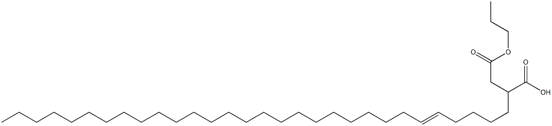 2-(5-Triacontenyl)succinic acid 1-hydrogen 4-propyl ester,,结构式