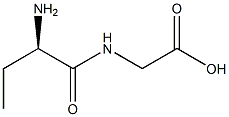 (-)-N-[(R)-2-Aminobutyryl]glycine 结构式