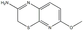 6-メトキシ-3H-ピリド[2,3-b][1,4]チアジン-2-アミン 化学構造式