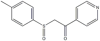 1-(4-Pyridyl)-2-(p-tolyl)sulfinylethanone