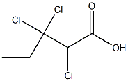2,3,3-Trichlorovaleric acid,,结构式
