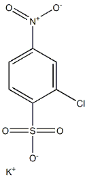 2-Chloro-4-nitrobenzenesulfonic acid potassium salt Struktur