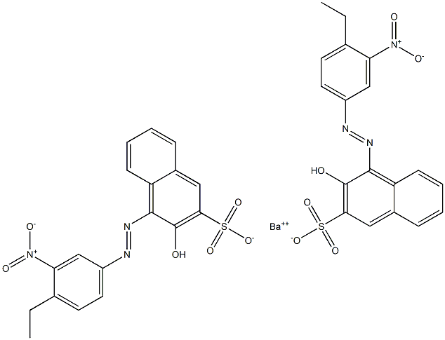 Bis[1-[(4-ethyl-3-nitrophenyl)azo]-2-hydroxy-3-naphthalenesulfonic acid]barium salt|