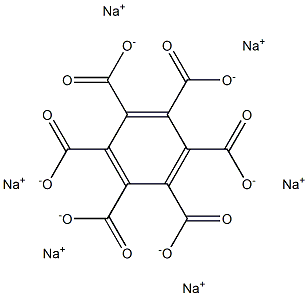 Benzenehexacarboxylic acid hexasodium salt,,结构式