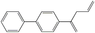 4-(1-Methylene-3-butenyl)-1,1'-biphenyl 结构式