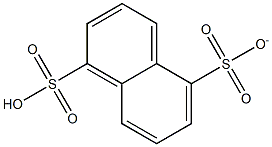 1-スルホナトナフタレン-5-スルホン酸 化学構造式