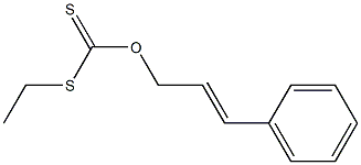 Dithiocarbonic acid O-cinnamyl S-ethyl ester Structure