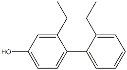 4-(2-Ethylphenyl)-3-ethylphenol 结构式