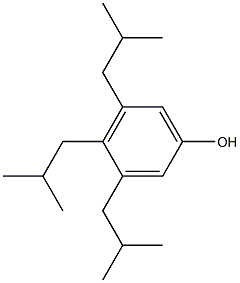 3,4,5-Triisobutylphenol Structure