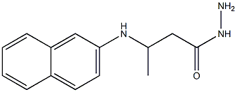 3-(2-Naphtylamino)butyric acid hydrazide Structure