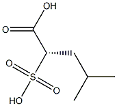 [S,(+)]-4-Methyl-2-sulfovaleric acid,,结构式