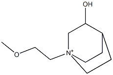 1-(2-Methoxyethyl)-3-hydroxyquinuclidinium Struktur