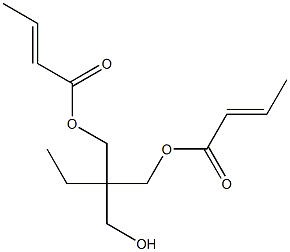 Bis[(E)-2-butenoic acid]2-ethyl-2-hydroxymethyl-1,3-propanediyl ester