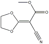  Cyano(1,3-dioxolan-2-ylidene)acetic acid methyl ester