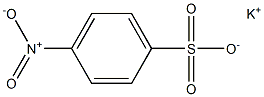 p-ニトロベンゼンスルホン酸カリウム 化学構造式