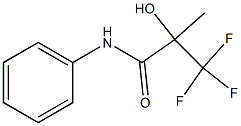 2-Hydroxy-2-trifluoromethyl-N-(phenyl)propionamide,,结构式