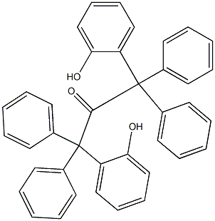 (2-Hydroxyphenyl)(diphenylmethyl) ketone,,结构式