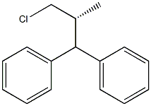 [R,(-)]-3-Chloro-2-methyl-1,1-diphenylpropane 结构式