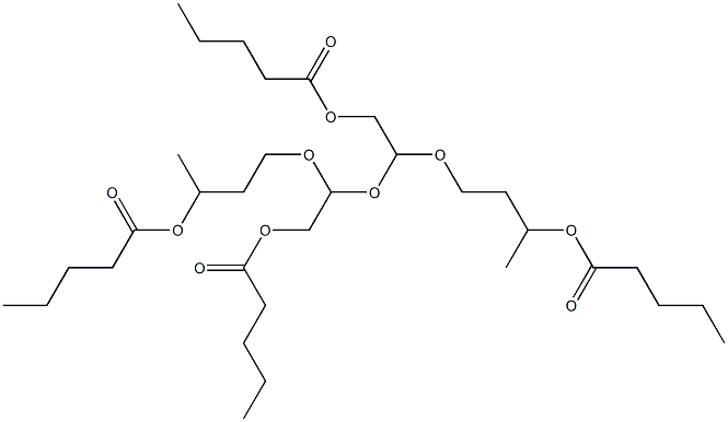 2,2'-[オキシビス(2,1-エタンジイルオキシ)]ビス(エタノールバレラート) 化学構造式