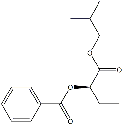 [R,(-)]-2-Benzoyloxybutyric acid isobutyl ester Structure