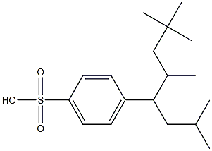  4-[2,4,4-Trimethyl-1-(2-methylpropyl)pentyl]benzenesulfonic acid