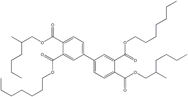  1,1'-Biphenyl-3,3',4,4'-tetracarboxylic acid 3,3'-diheptyl 4,4'-di(2-methylhexyl) ester