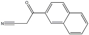 3-(2-Naphtyl)-3-oxopropanenitrile Structure