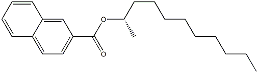 (+)-2-Naphthoic acid [(S)-1-methyldecyl] ester Structure